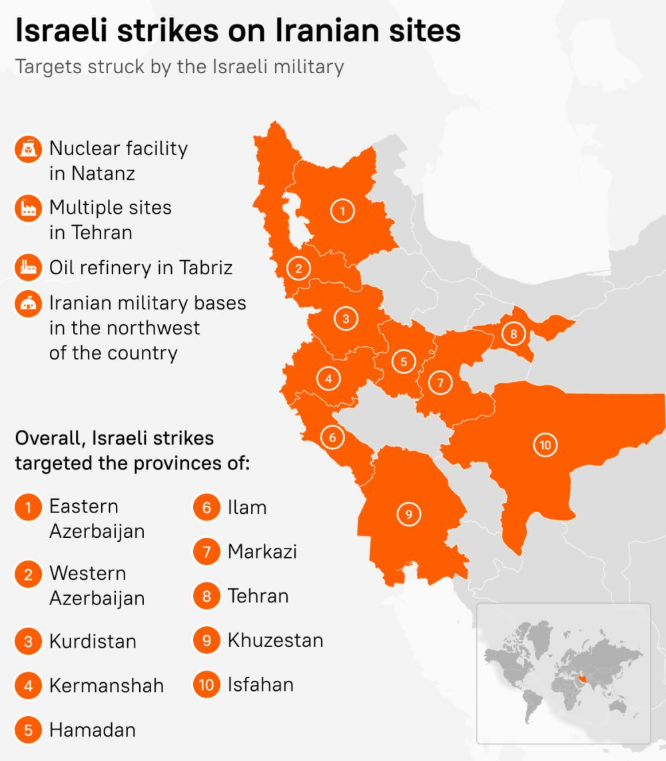 Israel Strikes Iranian Nuclear Facilities